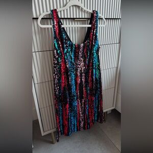 Calvin Klein Sequin Dress #sequindress#calvinklein#partydress